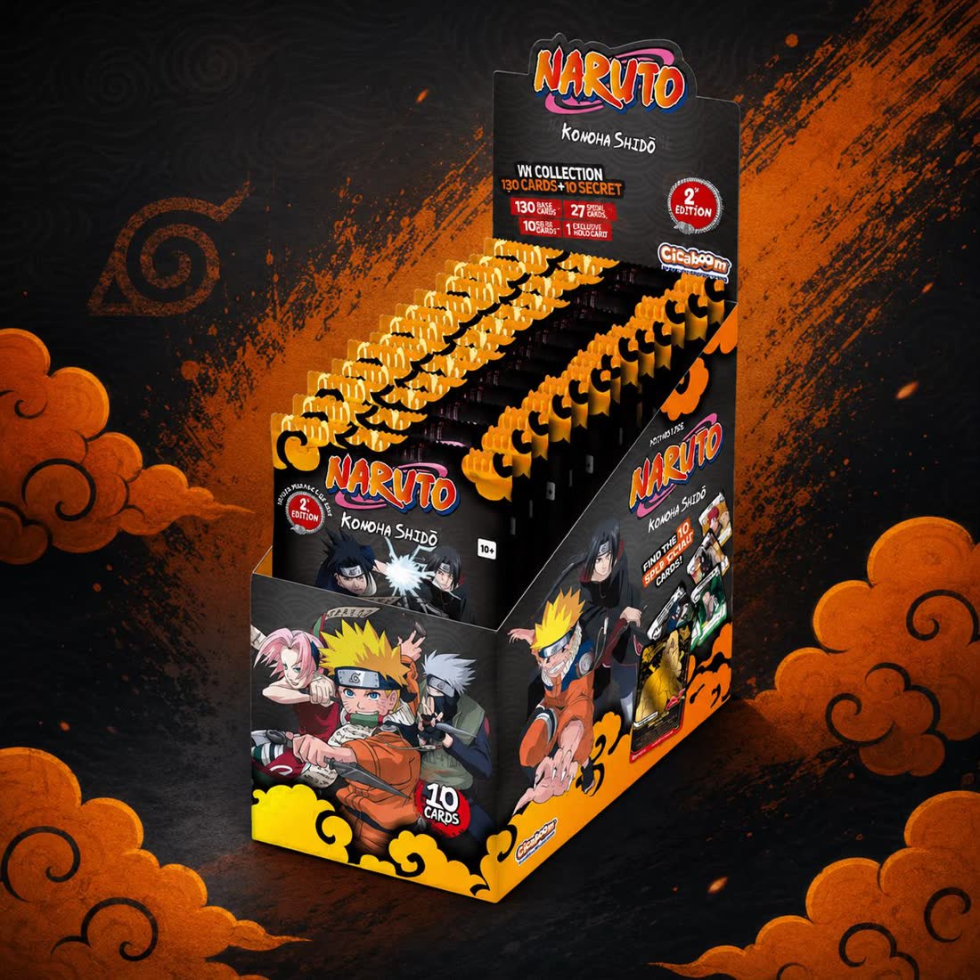 Naruto Mythos Booster Box 2nd Edition — Naruto Mythos sigillato originale